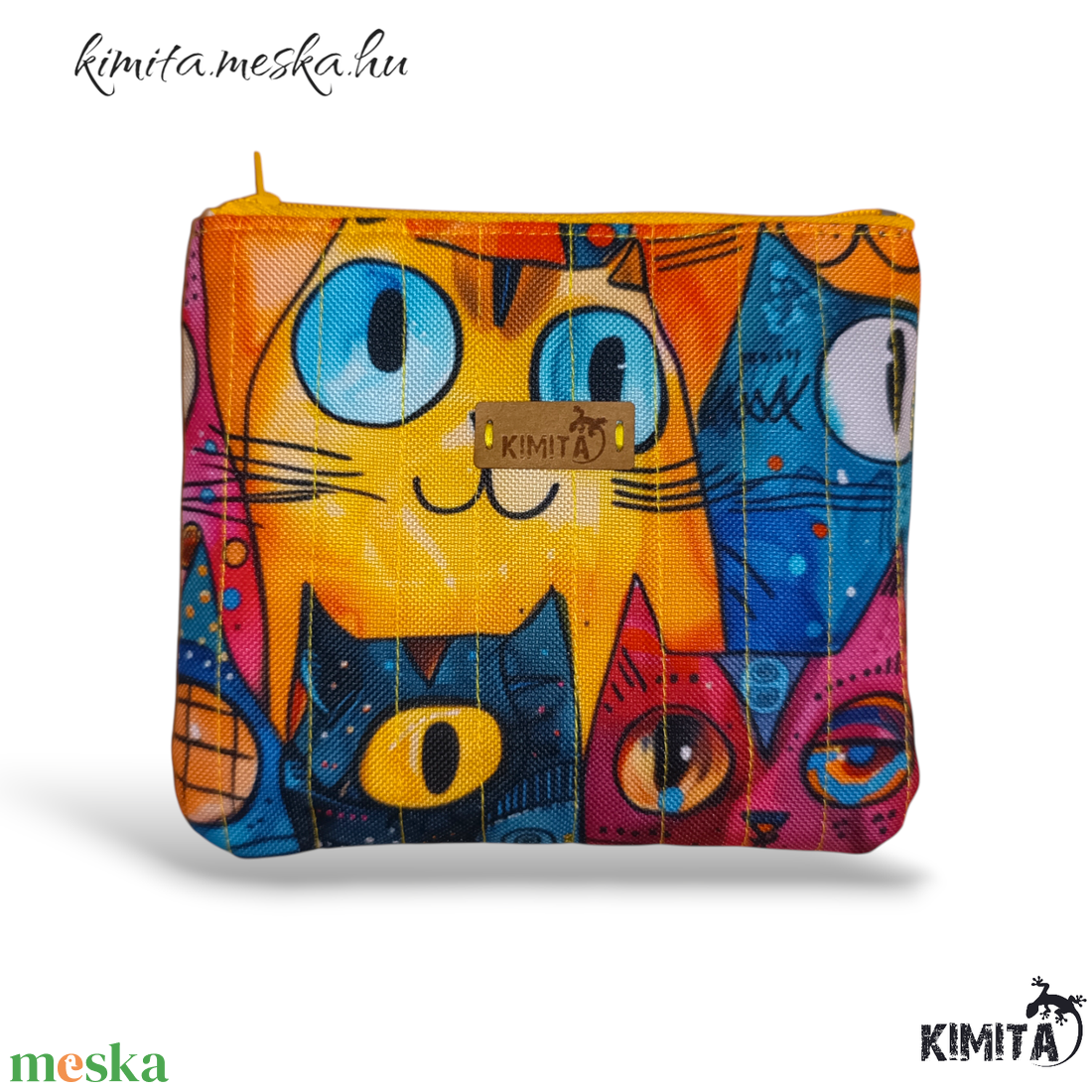 Kis méretű neszesszer - cicák - táska & tok - neszesszer - Meska.hu