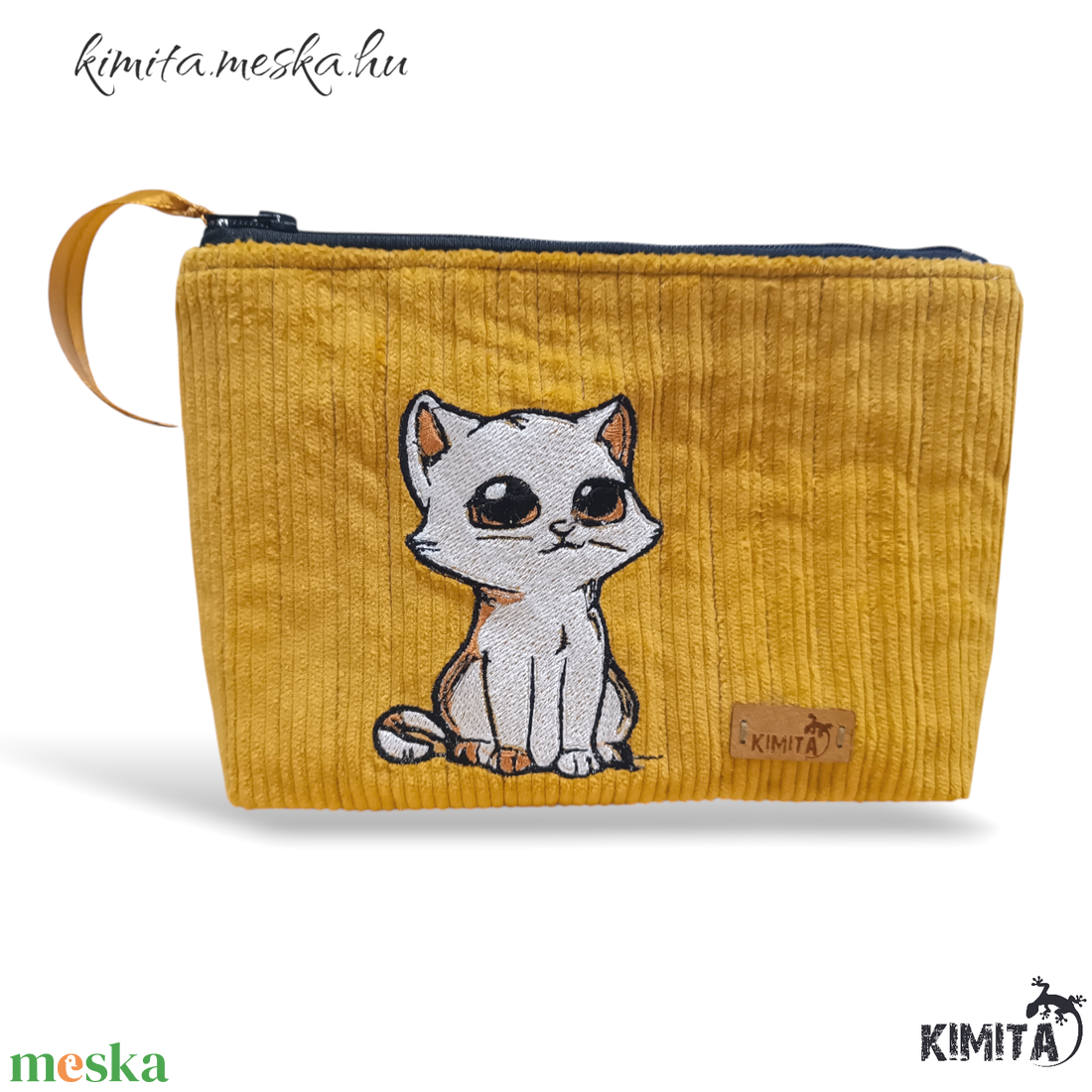 Neszesszer - Cicás kord - táska & tok - neszesszer - Meska.hu