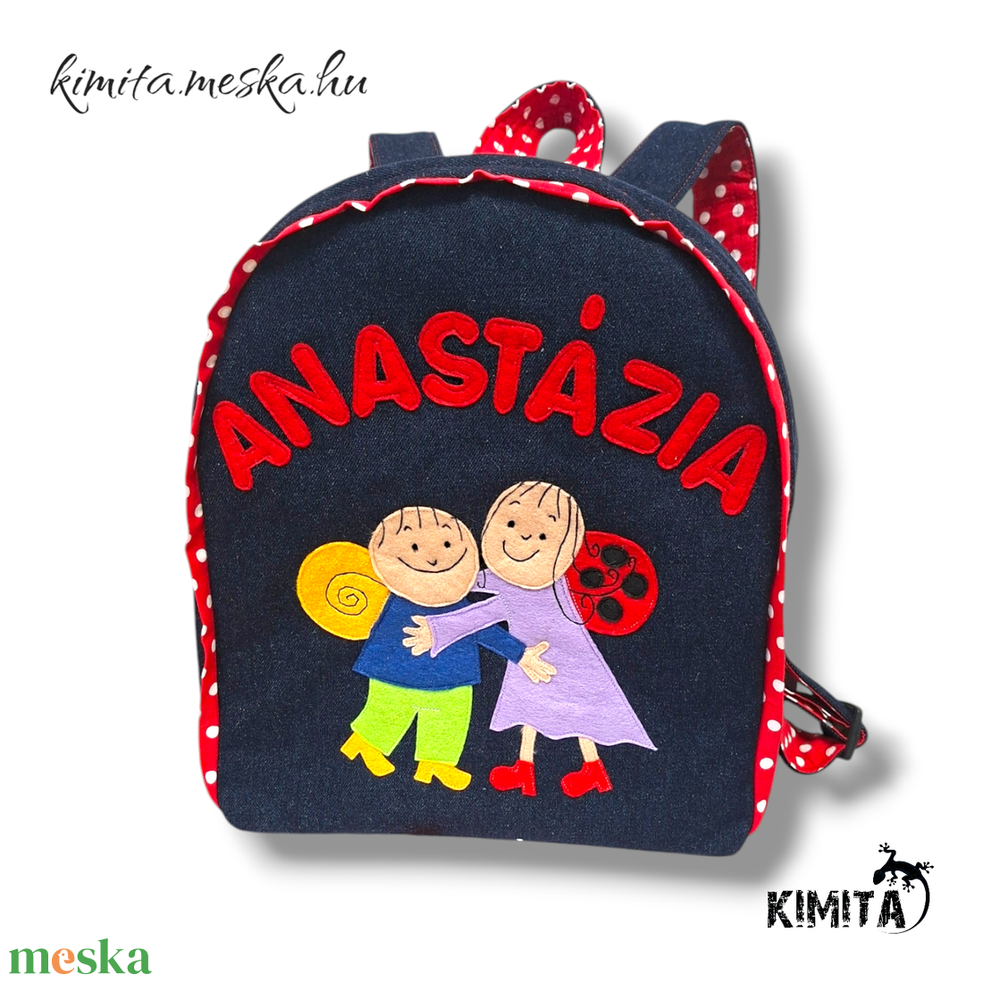 Mese mintás hátizsákok - táska & tok - hátizsák - kishátizsák - Meska.hu