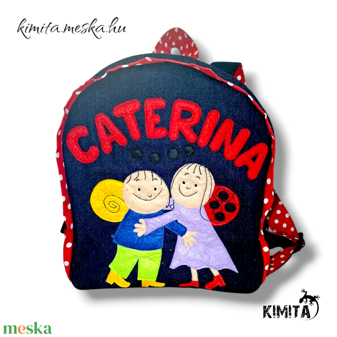 Mese mintás hátizsákok - táska & tok - hátizsák - kishátizsák - Meska.hu