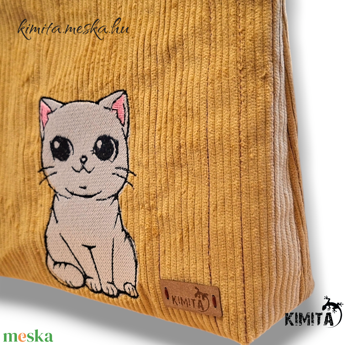 Neszesszer - Cicás kord - táska & tok - neszesszer - Meska.hu