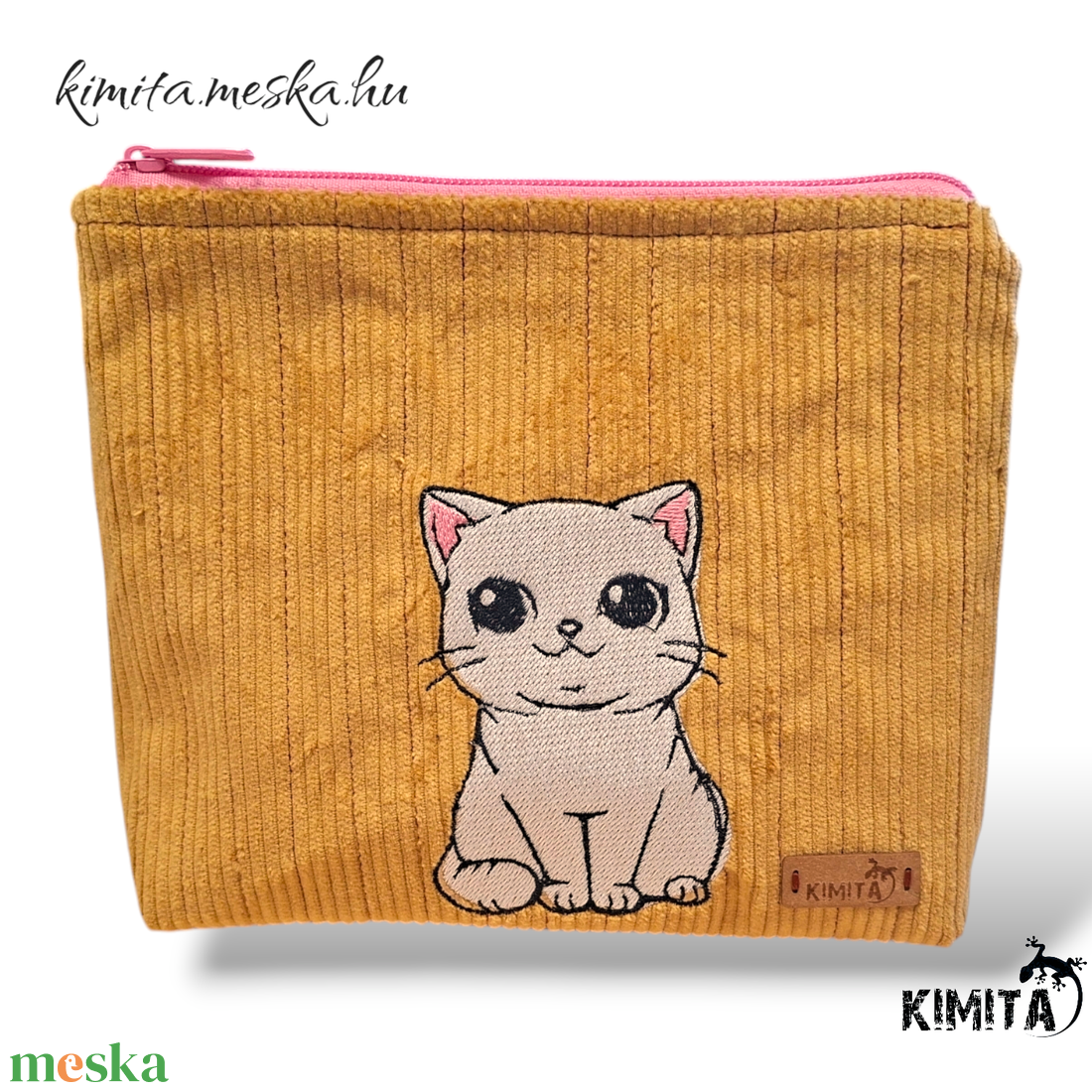Neszesszer - Cicás kord - táska & tok - neszesszer - Meska.hu