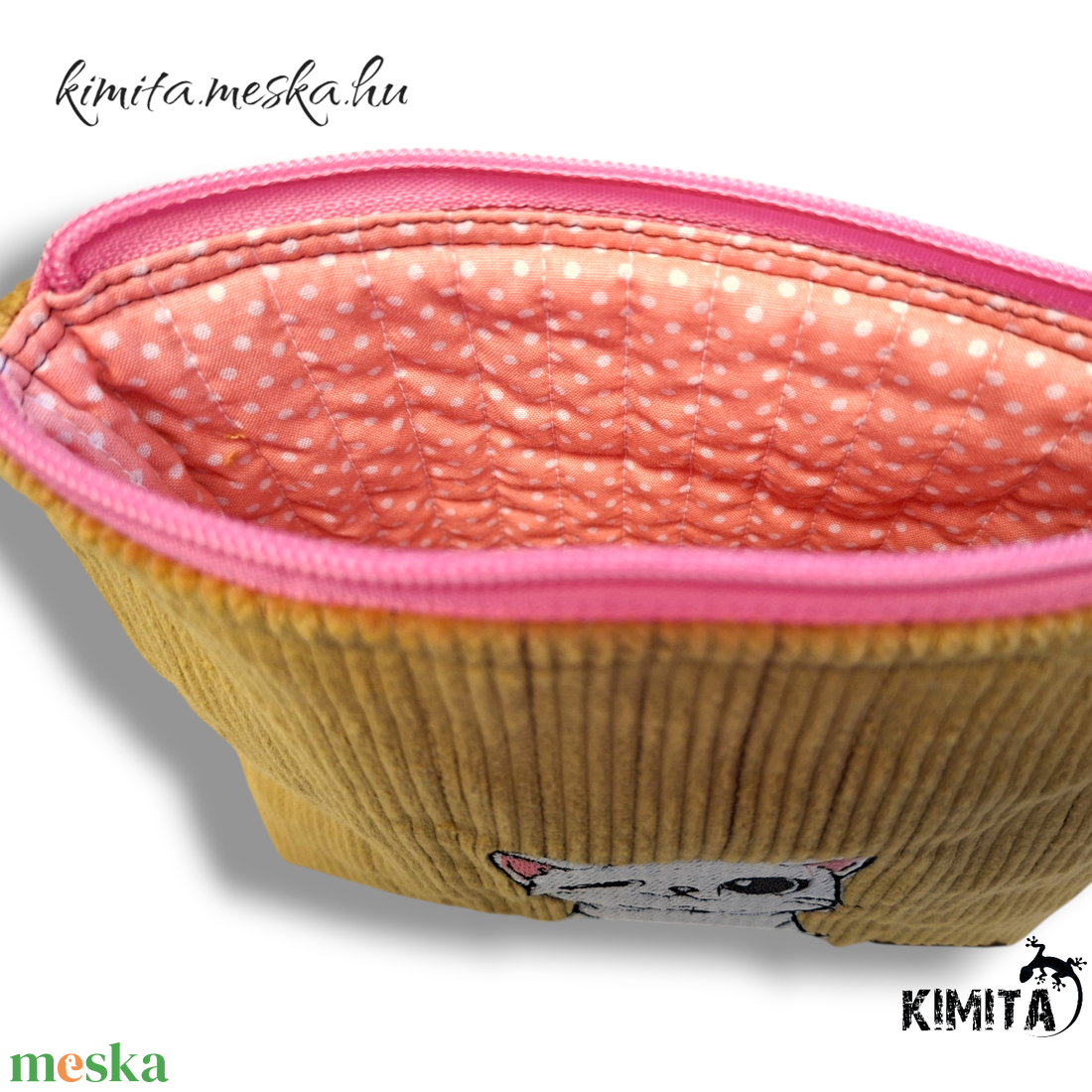 Neszesszer - Cicás kord - táska & tok - neszesszer - Meska.hu