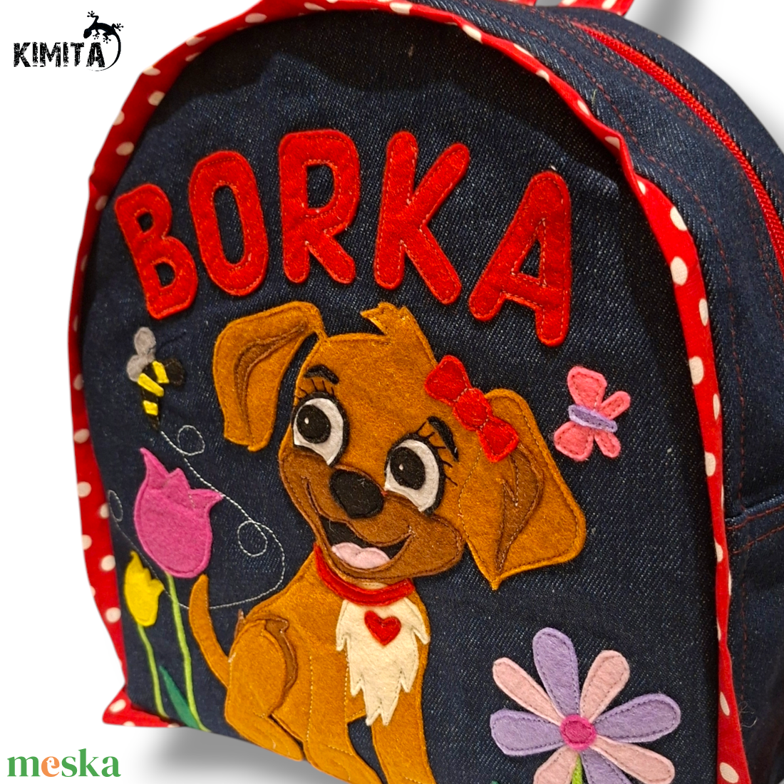 Kutyás hátizsák - játék & sport - ovis felszerelés - ovis hátizsák - Meska.hu