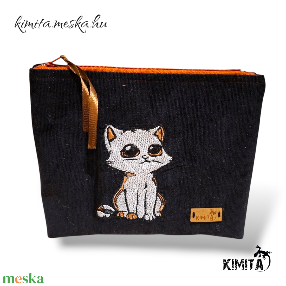 Neszesszer - Cicás kord - táska & tok - neszesszer - Meska.hu