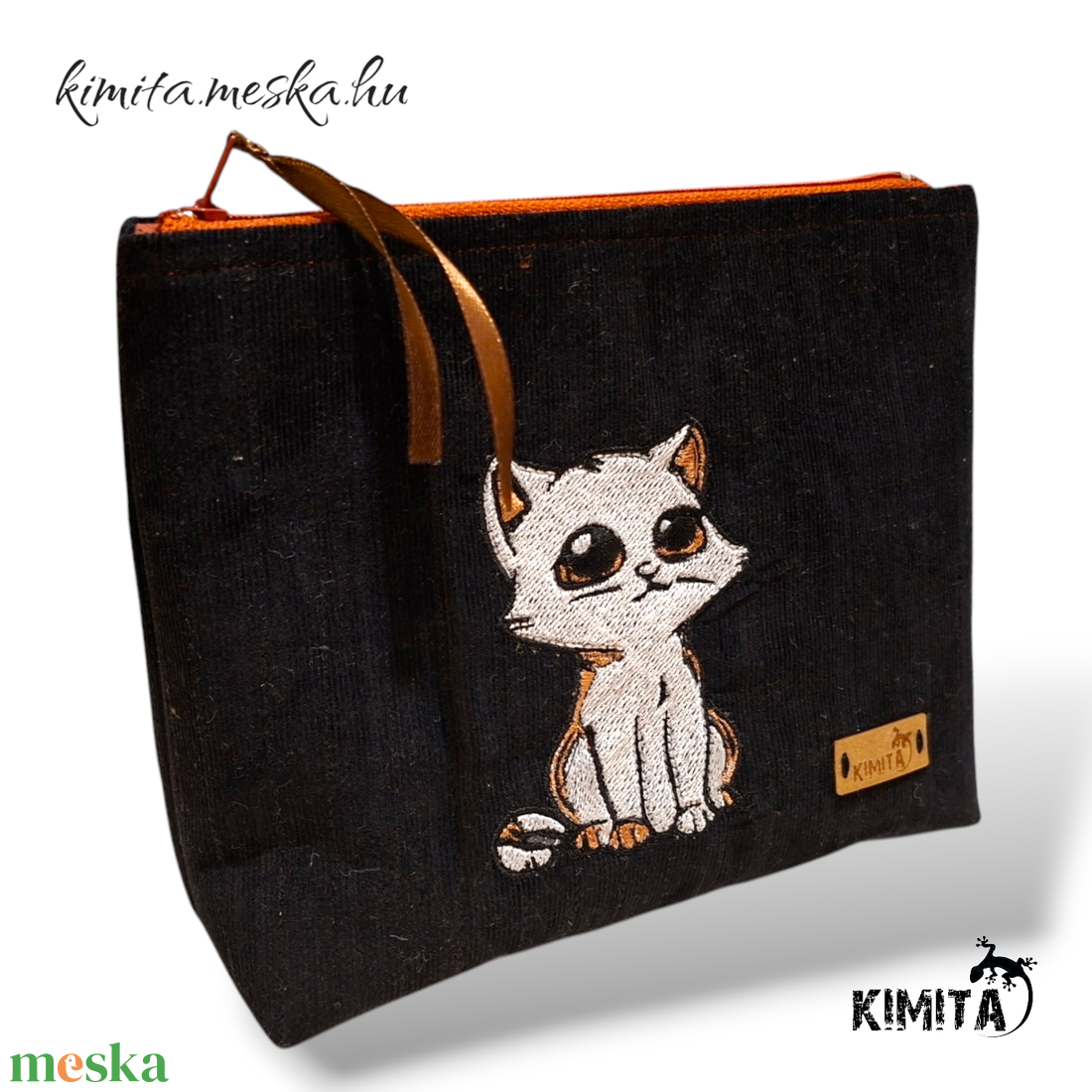 Neszesszer - Cicás kord - táska & tok - neszesszer - Meska.hu