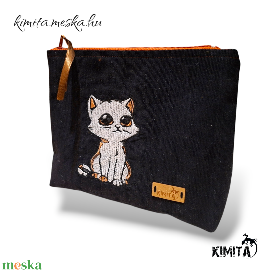 Neszesszer - Cicás kord - táska & tok - neszesszer - Meska.hu