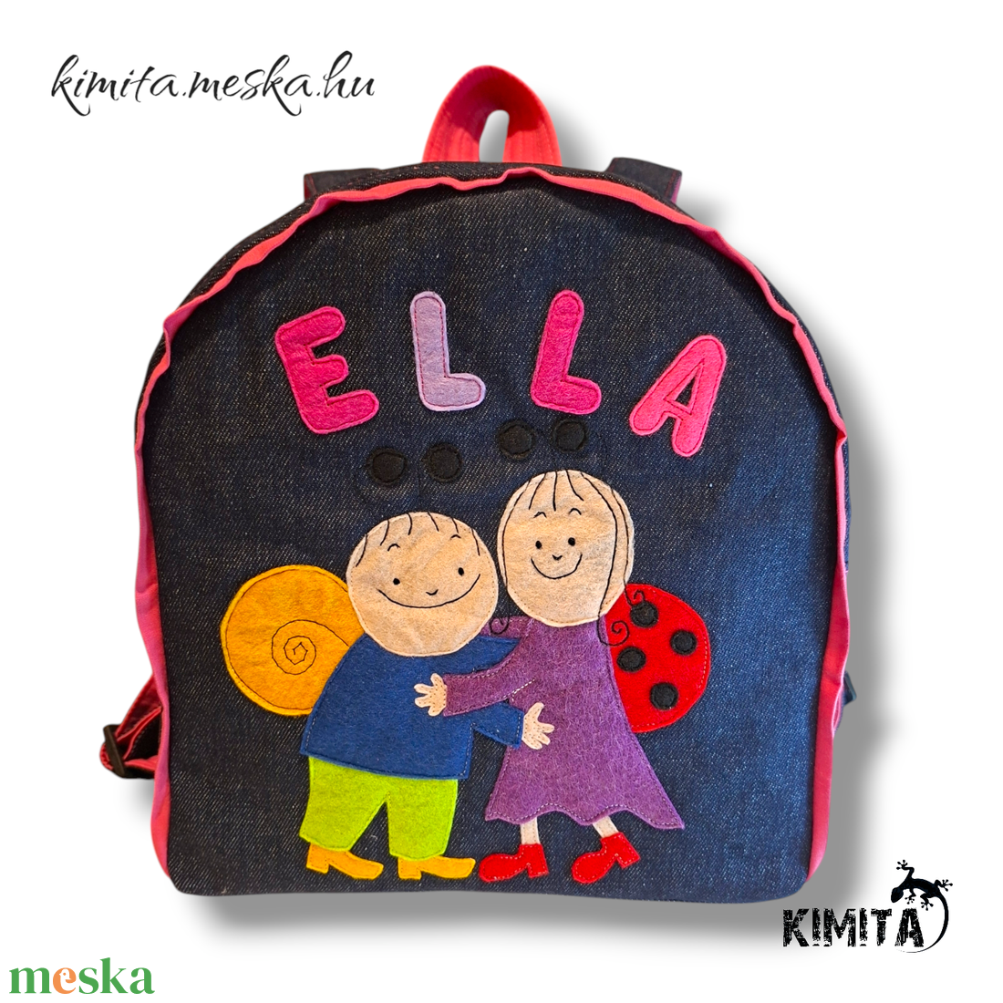 Mese mintás hátizsák - táska & tok - hátizsák - kishátizsák - Meska.hu