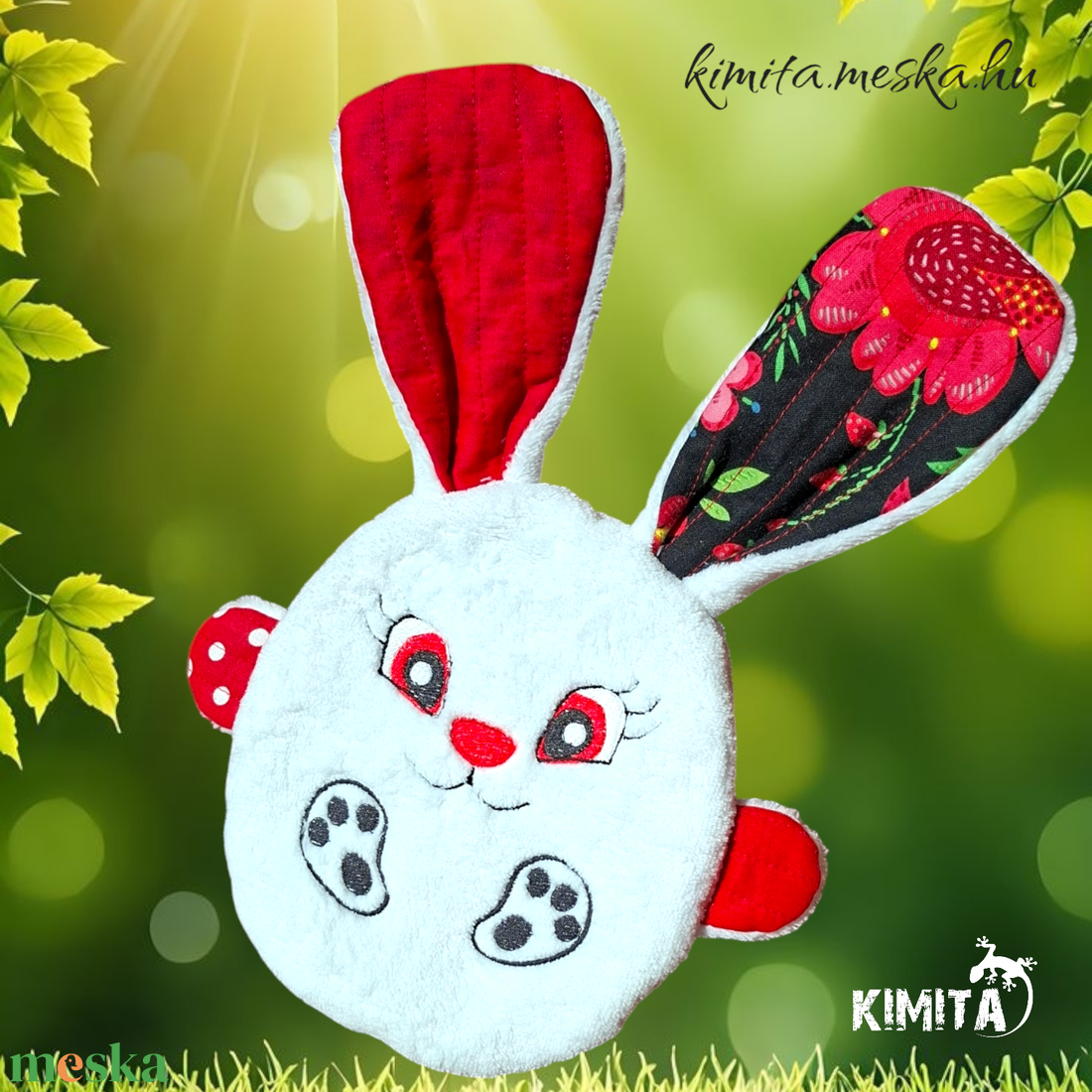 Pénzátadó nyuszi-húsvét - ünnepi díszek, dekorációk - húsvéti díszek és dekorációk - húsvéti pénzátadó - Meska.hu