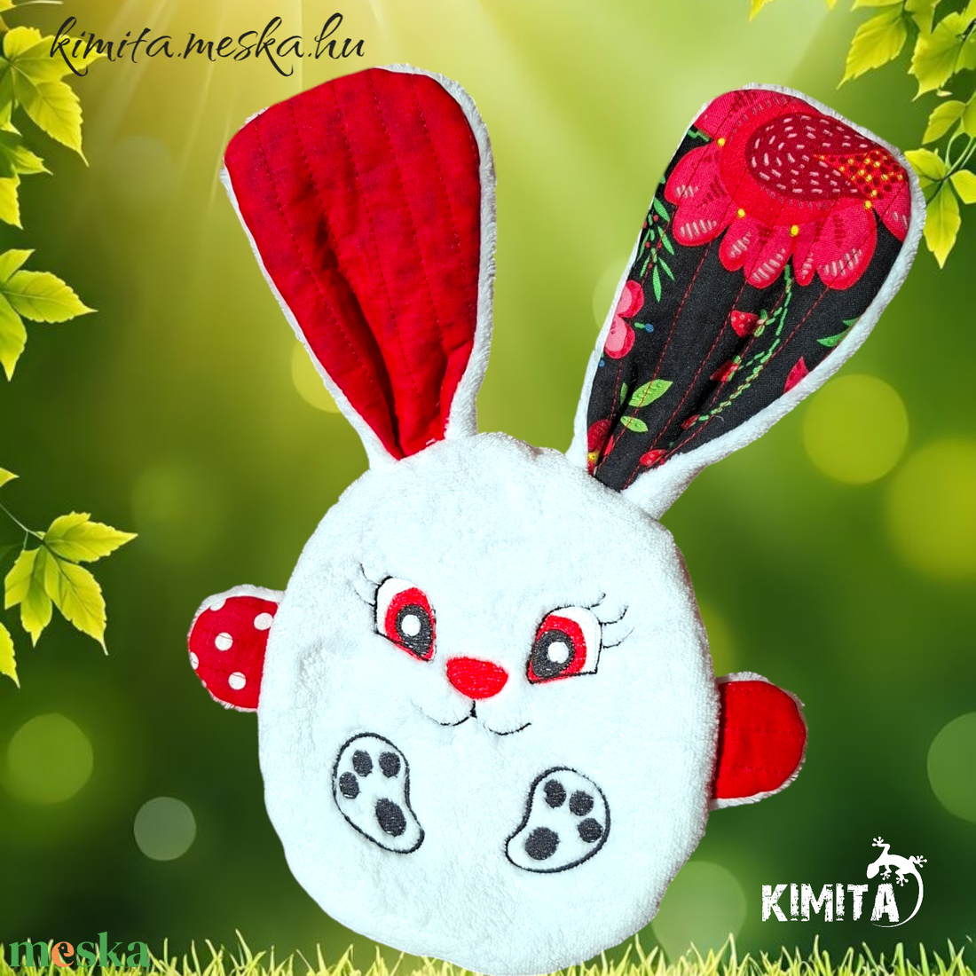 Pénzátadó nyuszi-húsvét - ünnepi díszek, dekorációk - húsvéti díszek és dekorációk - húsvéti pénzátadó - Meska.hu