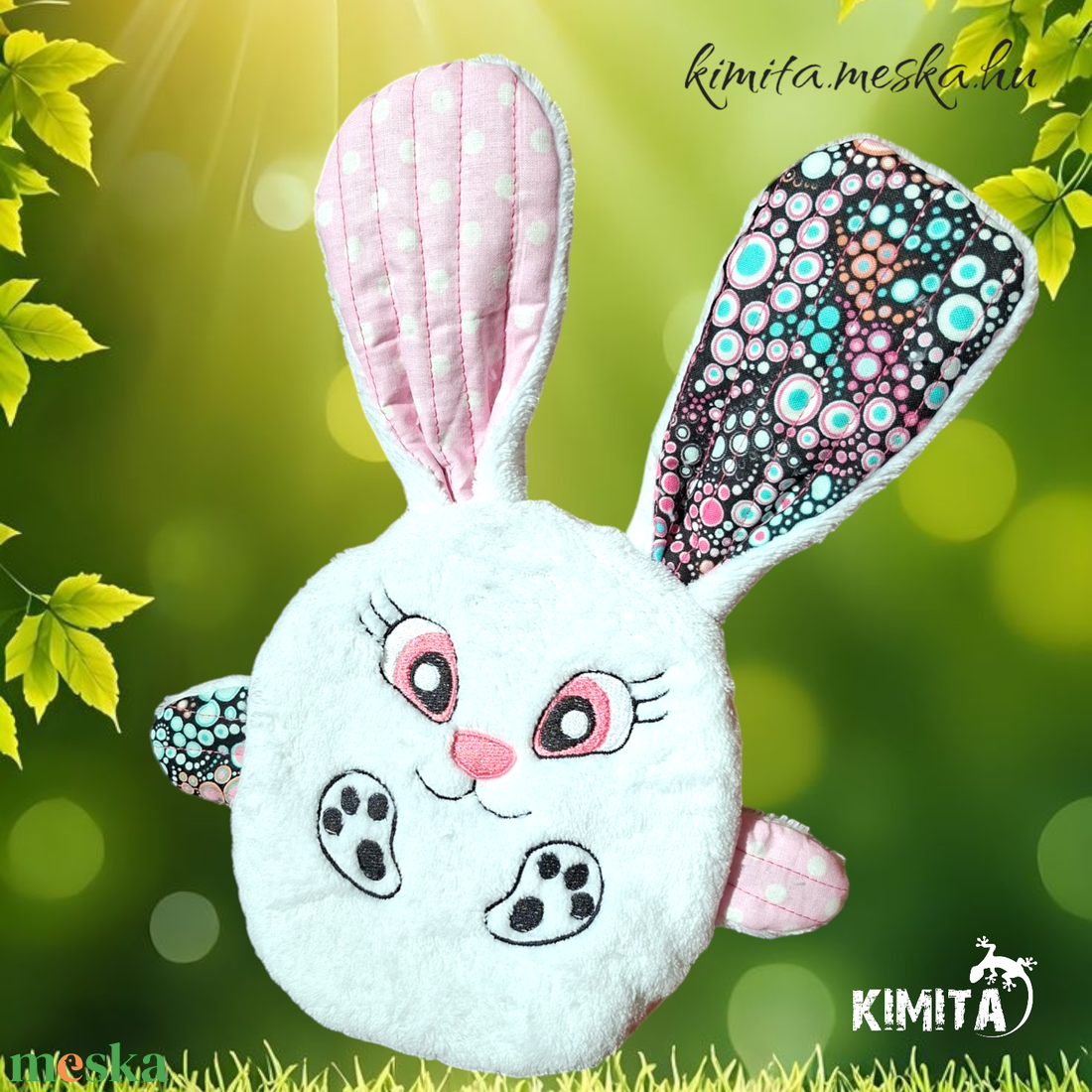 Pénzátadó nyuszi-húsvét - ünnepi díszek, dekorációk - húsvéti díszek és dekorációk - húsvéti pénzátadó - Meska.hu