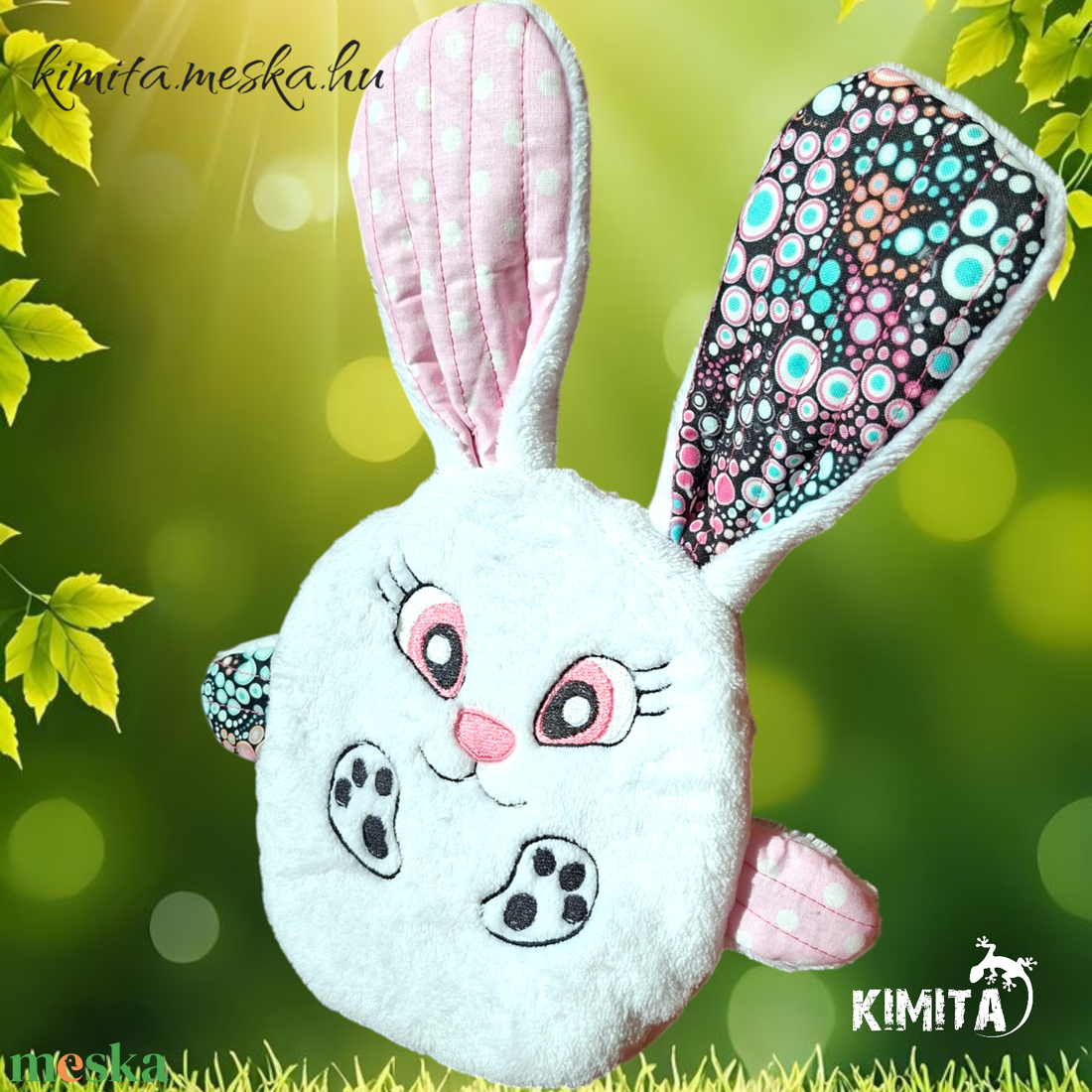 Pénzátadó nyuszi-húsvét - ünnepi díszek, dekorációk - húsvéti díszek és dekorációk - húsvéti pénzátadó - Meska.hu