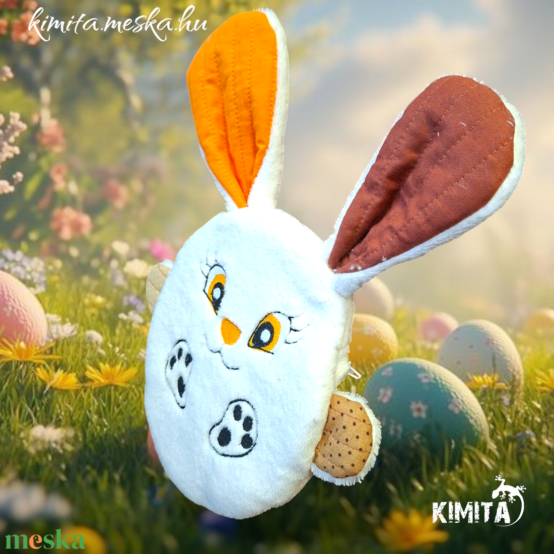 Pénzátadó nyuszi-húsvét - játék & sport - plüssállat & játékfigura - nyuszi - Meska.hu