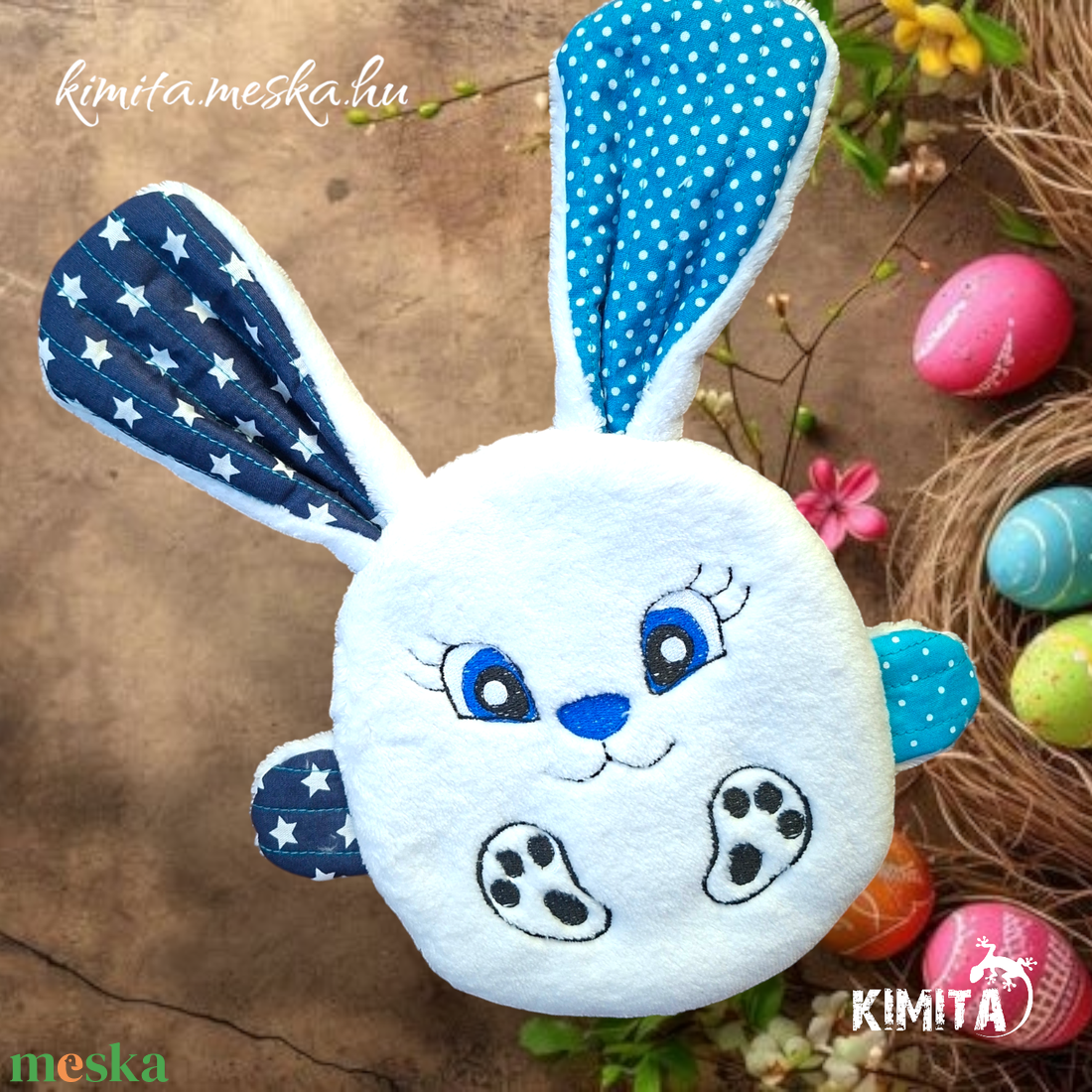 Pénzátadó nyuszi-húsvét - ünnepi díszek, dekorációk - húsvéti díszek és dekorációk - húsvéti pénzátadó - Meska.hu