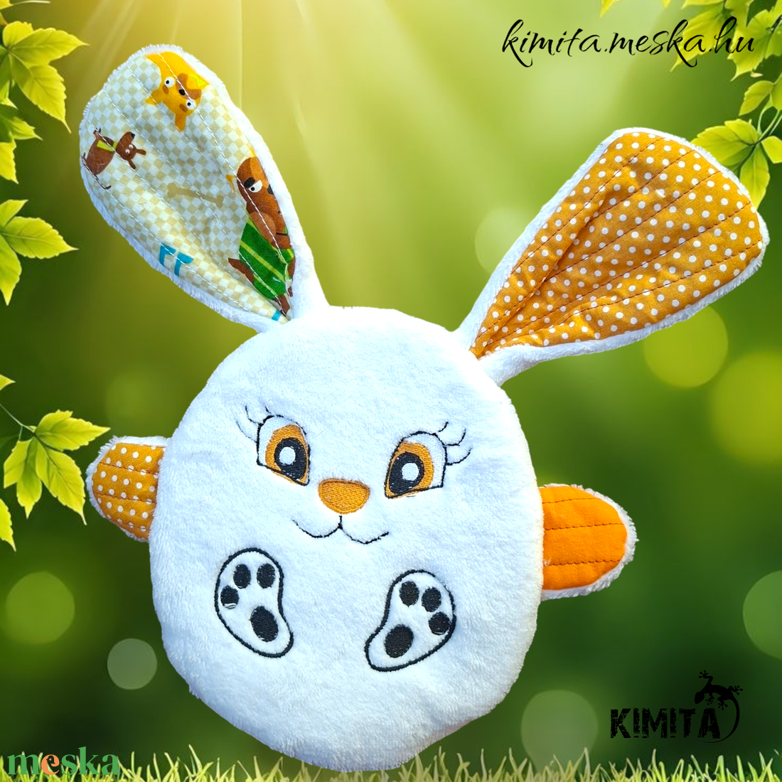 Pénzátadó nyuszi-húsvét - ünnepi díszek, dekorációk - húsvéti díszek és dekorációk - húsvéti pénzátadó - Meska.hu