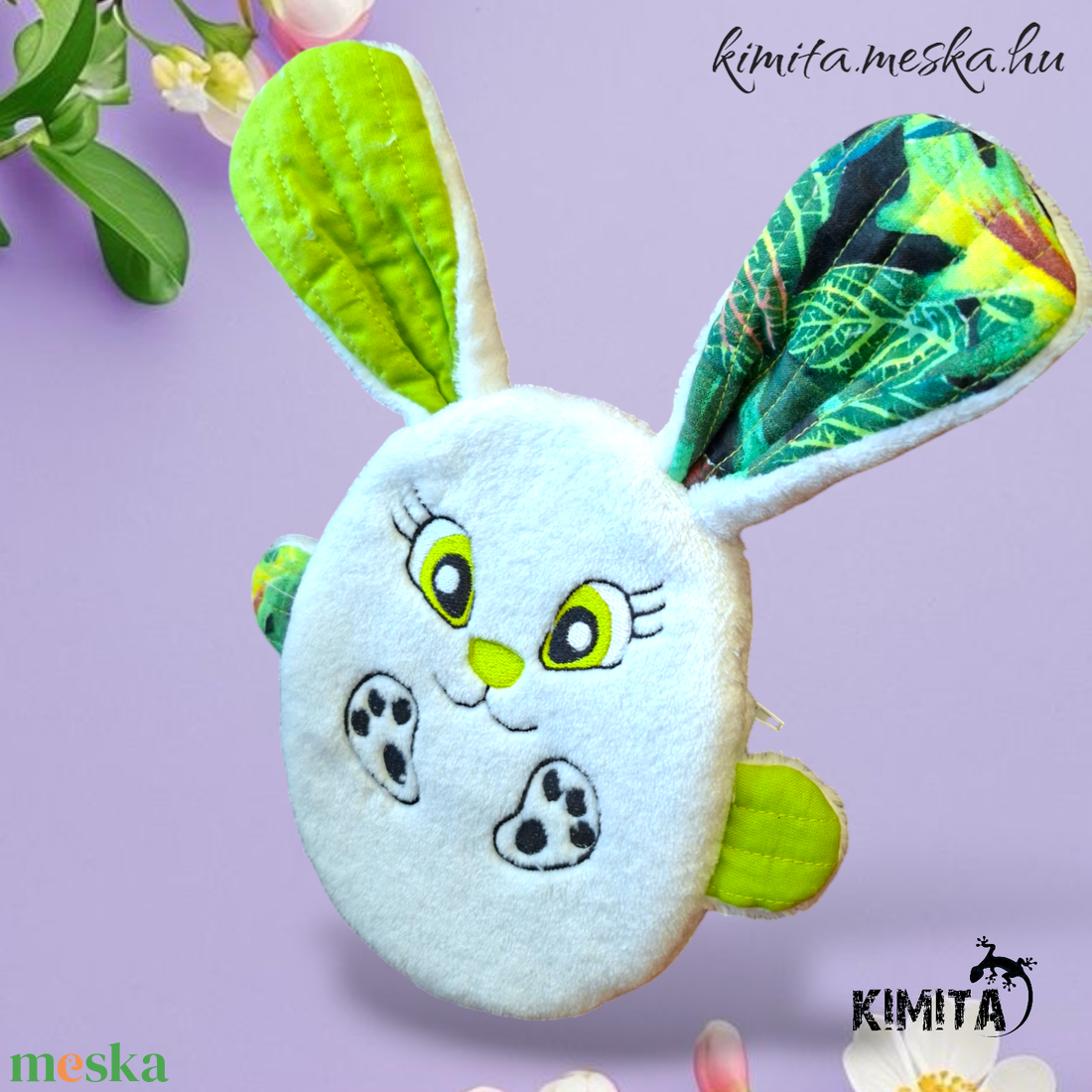 Pénzátadó nyuszi-húsvét - ünnepi díszek, dekorációk - húsvéti díszek és dekorációk - húsvéti pénzátadó - Meska.hu