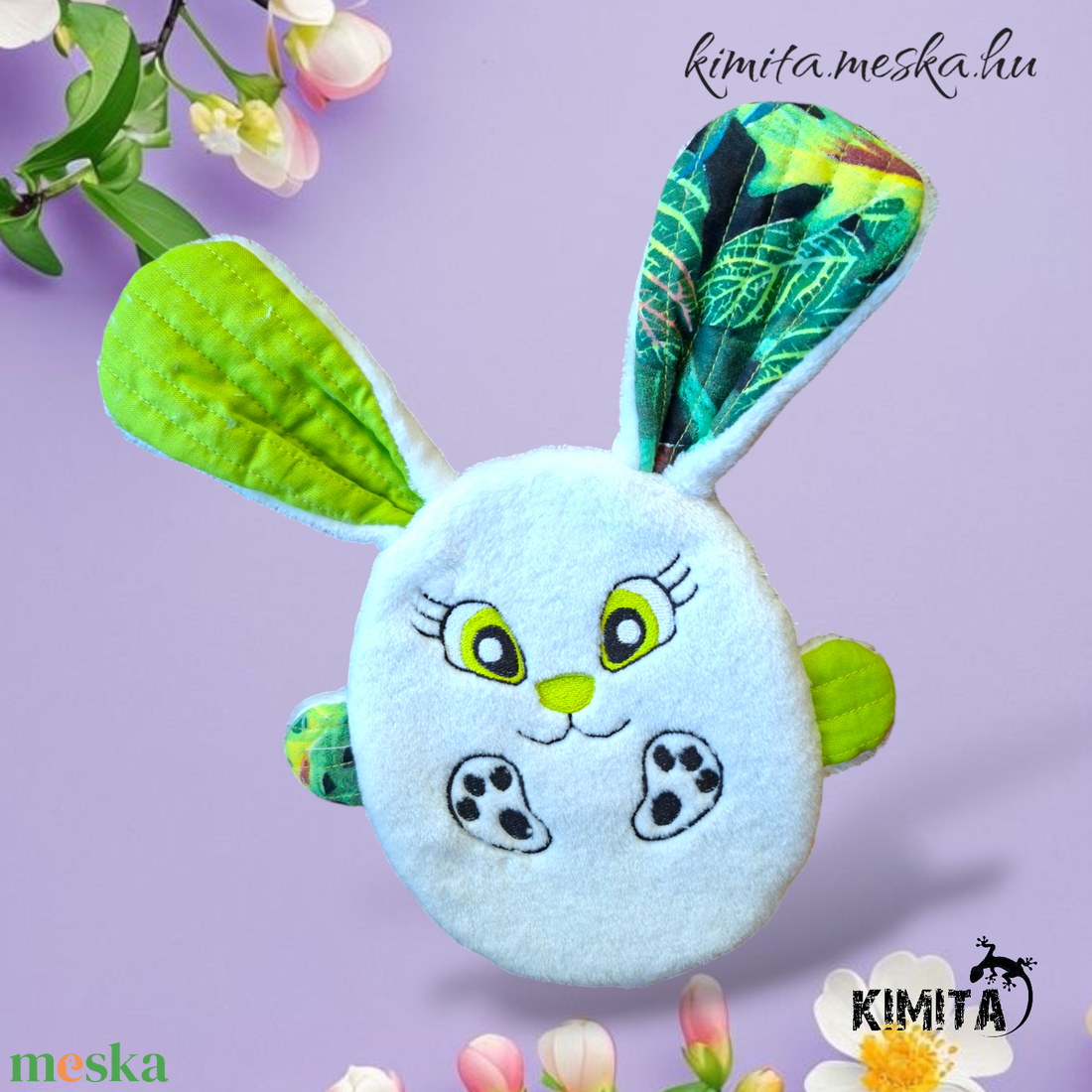 Pénzátadó nyuszi-húsvét - ünnepi díszek, dekorációk - húsvéti díszek és dekorációk - húsvéti pénzátadó - Meska.hu