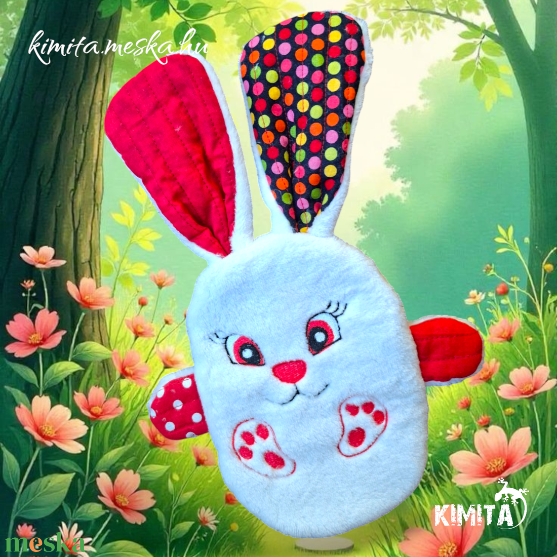 Pénzátadó nyuszi-húsvét - ünnepi díszek, dekorációk - húsvéti díszek és dekorációk - húsvéti pénzátadó - Meska.hu