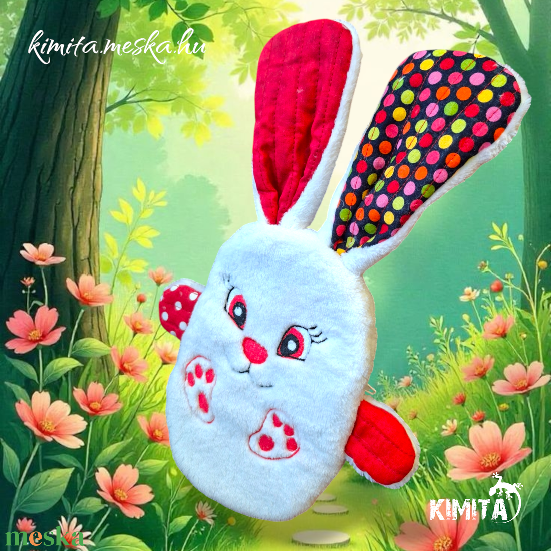 Pénzátadó nyuszi-húsvét - ünnepi díszek, dekorációk - húsvéti díszek és dekorációk - húsvéti pénzátadó - Meska.hu