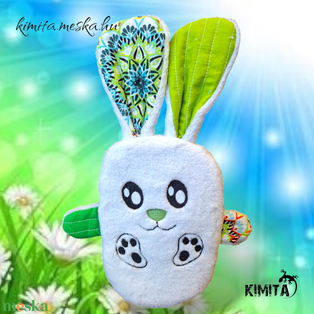 Pénzátadó nyuszi-húsvét - ünnepi díszek, dekorációk - húsvéti díszek és dekorációk - húsvéti pénzátadó - Meska.hu