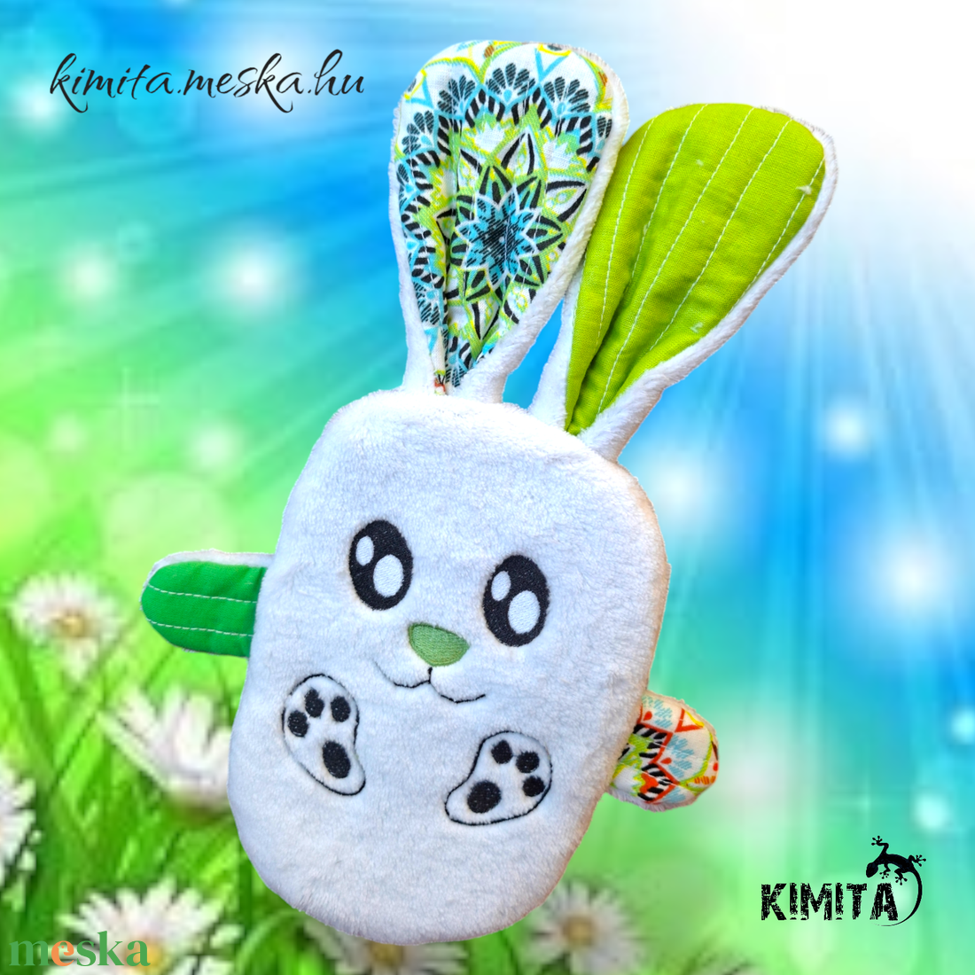 Pénzátadó nyuszi-húsvét - ünnepi díszek, dekorációk - húsvéti díszek és dekorációk - húsvéti pénzátadó - Meska.hu