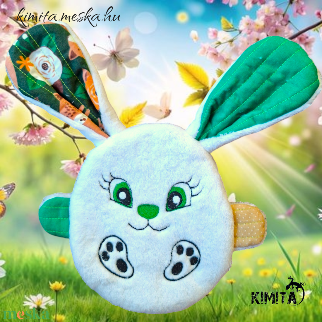 Pénzátadó nyuszi-húsvét - ünnepi díszek, dekorációk - húsvéti díszek és dekorációk - húsvéti pénzátadó - Meska.hu