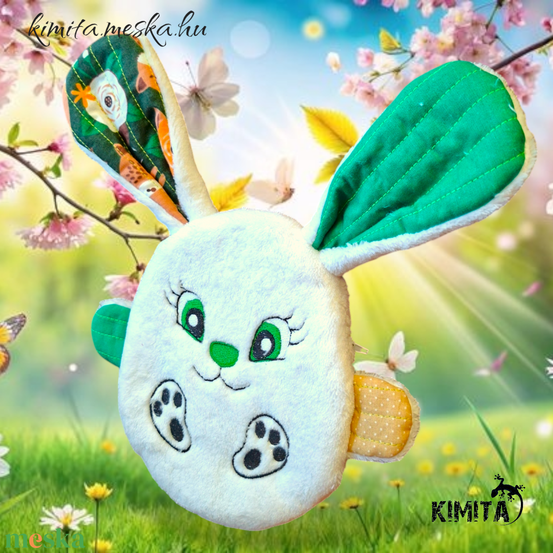 Pénzátadó nyuszi-húsvét - ünnepi díszek, dekorációk - húsvéti díszek és dekorációk - húsvéti pénzátadó - Meska.hu