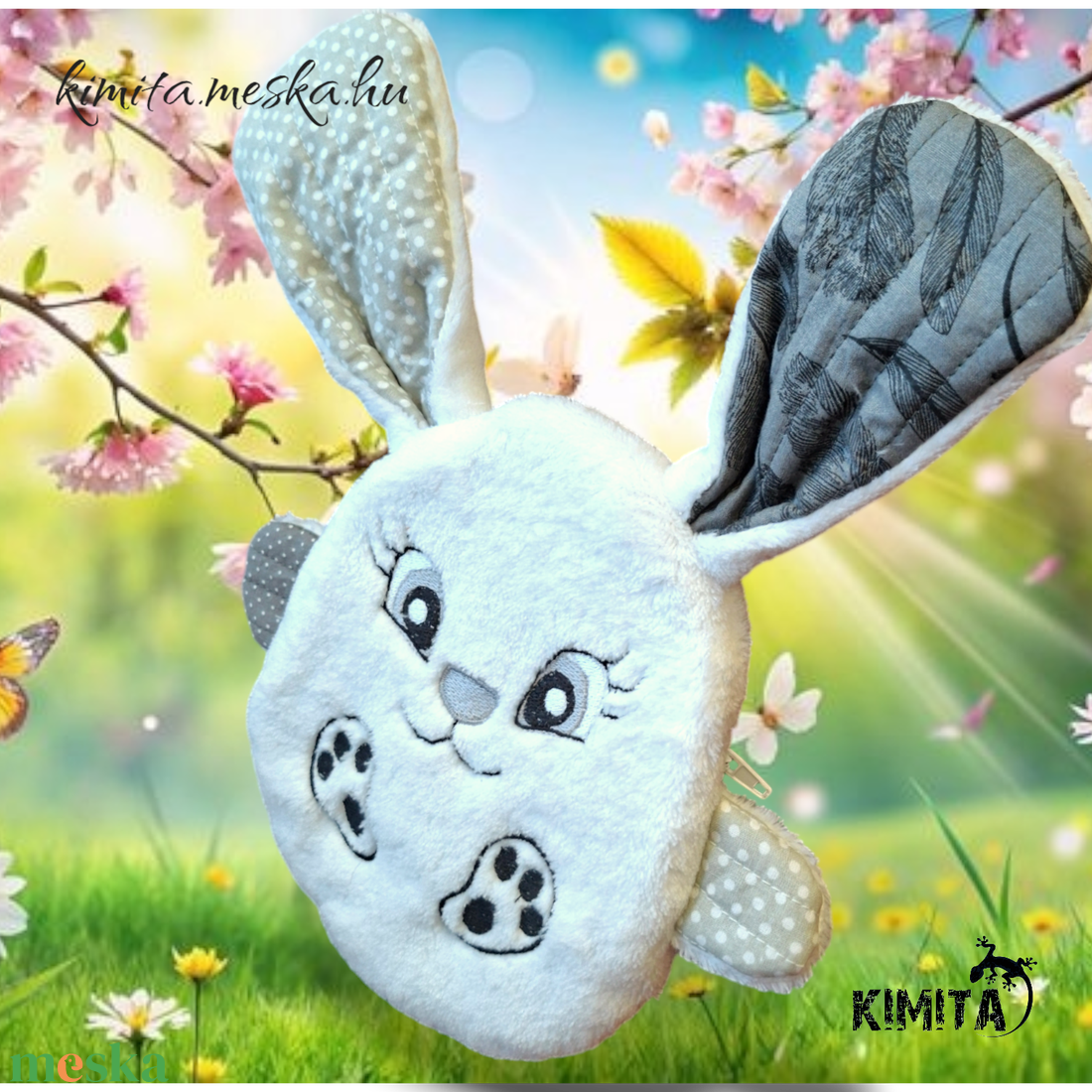 Pénzátadó nyuszi-húsvét - ünnepi díszek, dekorációk - húsvéti díszek és dekorációk - húsvéti pénzátadó - Meska.hu