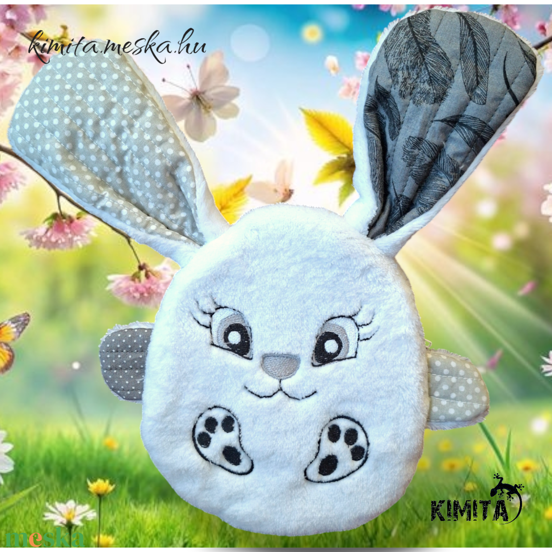 Pénzátadó nyuszi-húsvét - ünnepi díszek, dekorációk - húsvéti díszek és dekorációk - húsvéti pénzátadó - Meska.hu