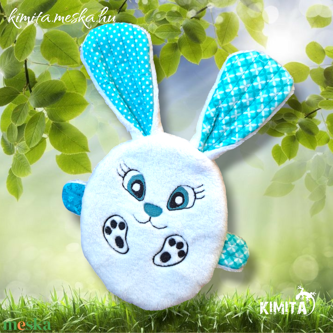 Pénzátadó nyuszi-húsvét - ünnepi díszek, dekorációk - húsvéti díszek és dekorációk - húsvéti pénzátadó - Meska.hu