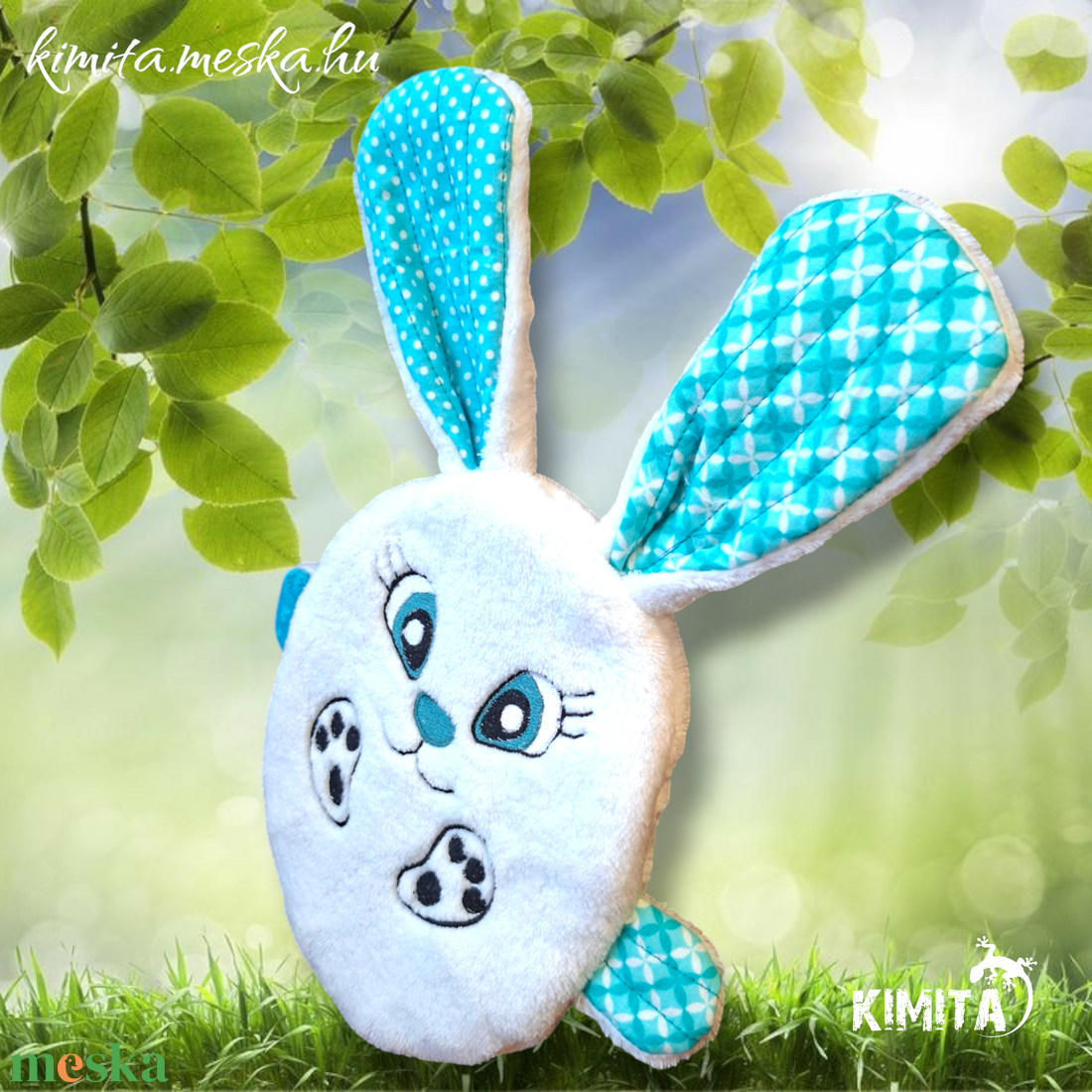 Pénzátadó nyuszi-húsvét - ünnepi díszek, dekorációk - húsvéti díszek és dekorációk - húsvéti pénzátadó - Meska.hu