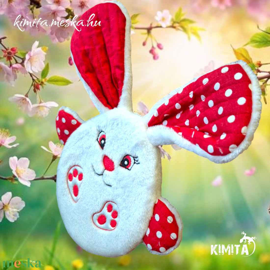 Pénzátadó nyuszi-húsvét - ünnepi díszek, dekorációk - húsvéti díszek és dekorációk - húsvéti pénzátadó - Meska.hu