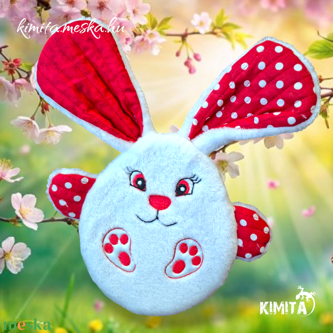 Pénzátadó nyuszi-húsvét - ünnepi díszek, dekorációk - húsvéti díszek és dekorációk - húsvéti pénzátadó - Meska.hu