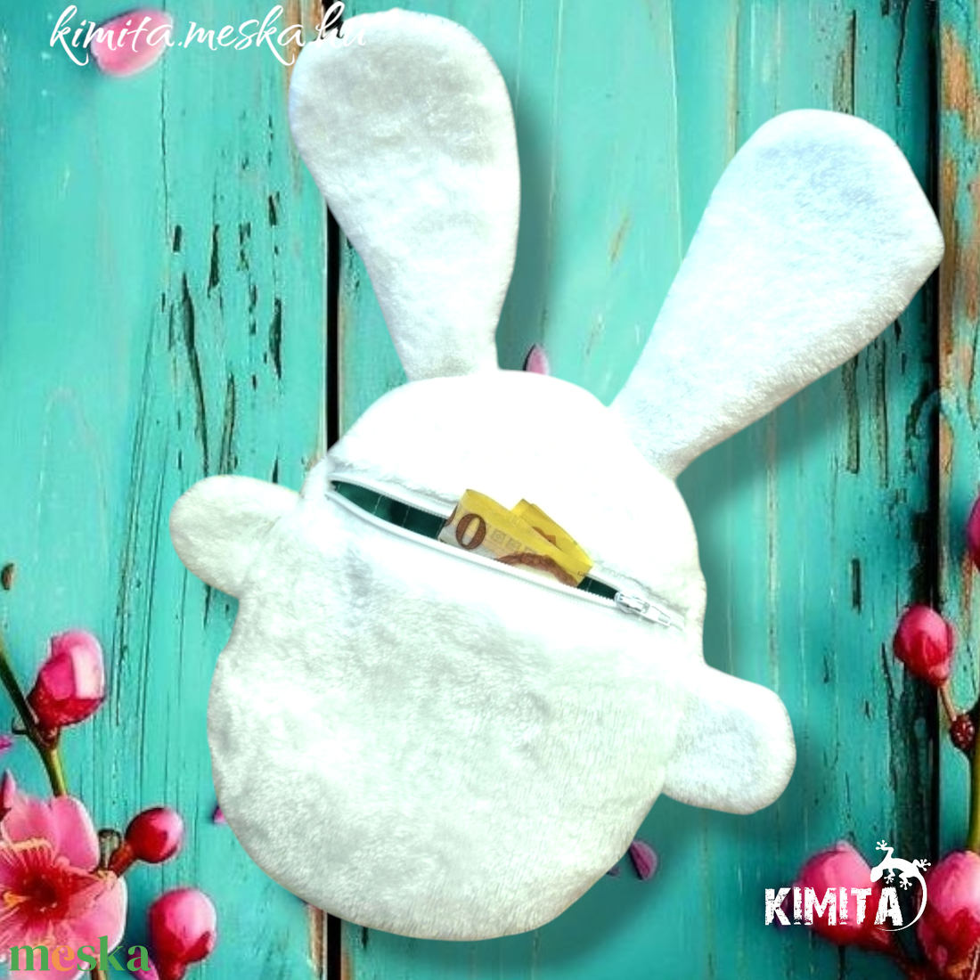 Pénzátadó nyuszi-húsvét - játék & sport - plüssállat & játékfigura - nyuszi - Meska.hu