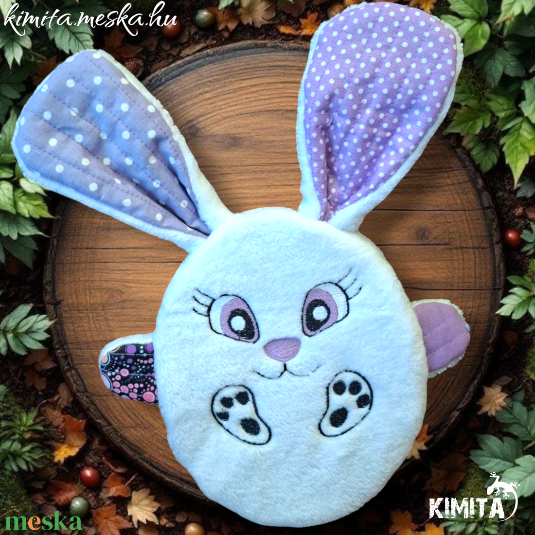 Pénzátadó nyuszi-húsvét - ünnepi díszek, dekorációk - húsvéti díszek és dekorációk - húsvéti pénzátadó - Meska.hu