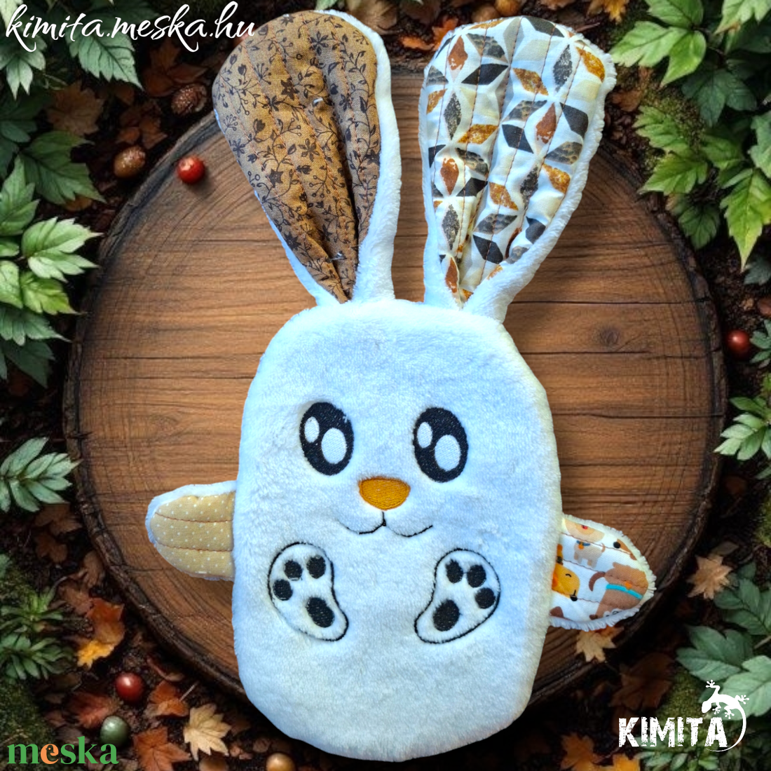 Pénzátadó nyuszi-húsvét - ünnepi díszek, dekorációk - húsvéti díszek és dekorációk - húsvéti pénzátadó - Meska.hu
