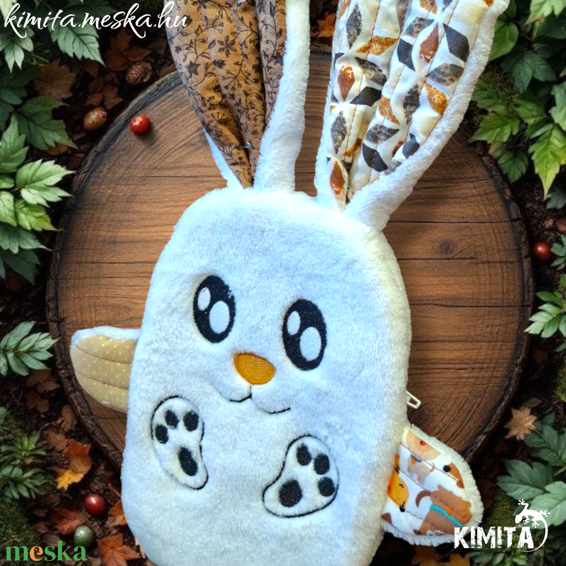 Pénzátadó nyuszi-húsvét - ünnepi díszek, dekorációk - húsvéti díszek és dekorációk - húsvéti pénzátadó - Meska.hu