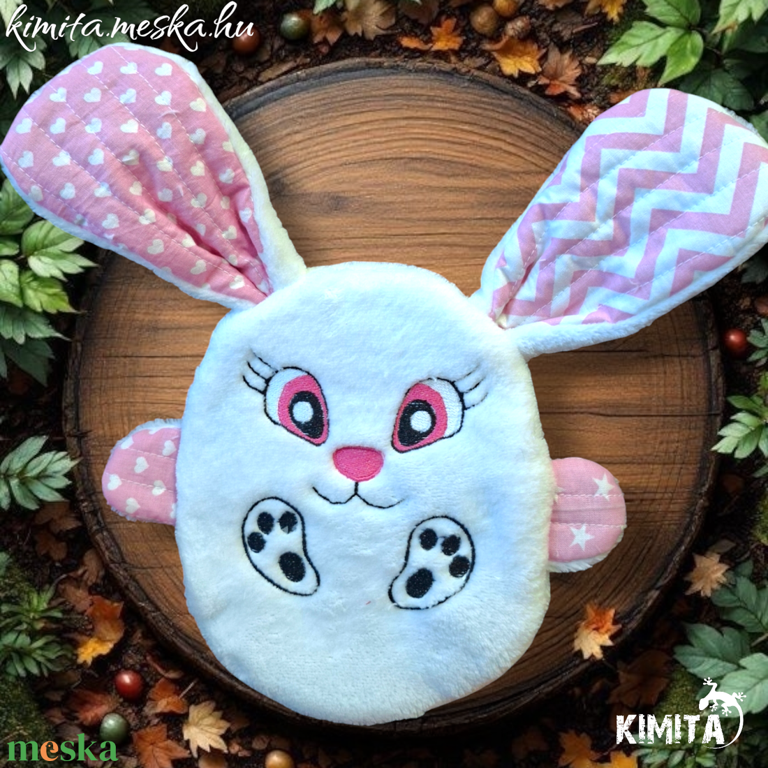 Pénzátadó nyuszi-húsvét - ünnepi díszek, dekorációk - húsvéti díszek és dekorációk - húsvéti pénzátadó - Meska.hu