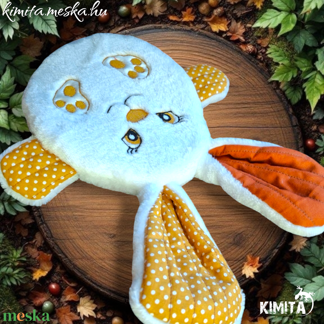 Pénzátadó nyuszi-húsvét - ünnepi díszek, dekorációk - húsvéti díszek és dekorációk - húsvéti pénzátadó - Meska.hu