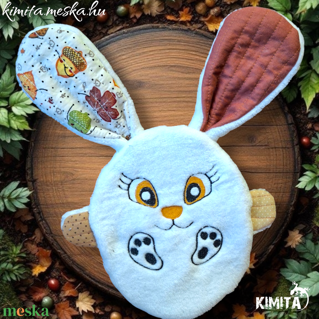 Pénzátadó nyuszi-húsvét - ünnepi díszek, dekorációk - húsvéti díszek és dekorációk - húsvéti pénzátadó - Meska.hu