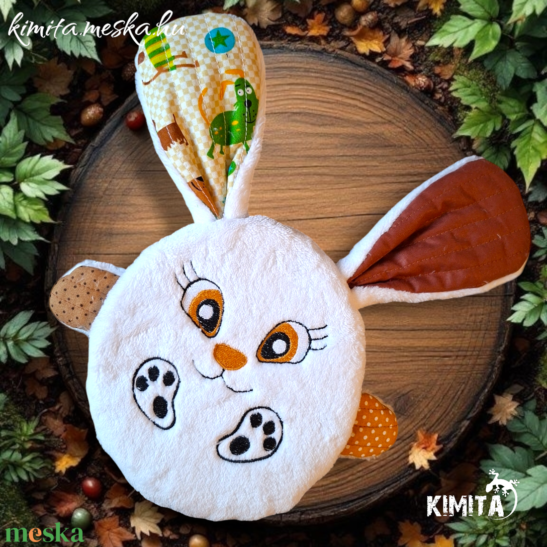 Húsvéti nyuszi zsebbel - játék & sport - plüssállat & játékfigura - nyuszi - Meska.hu