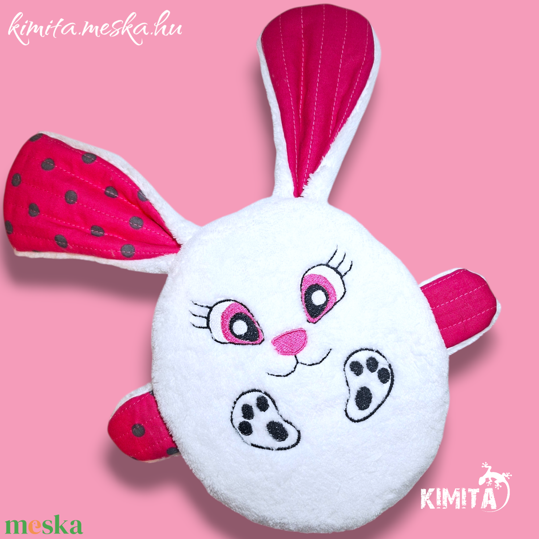 Húsvéti nyuszi zsebbel - táska & tok - neszesszer - Meska.hu