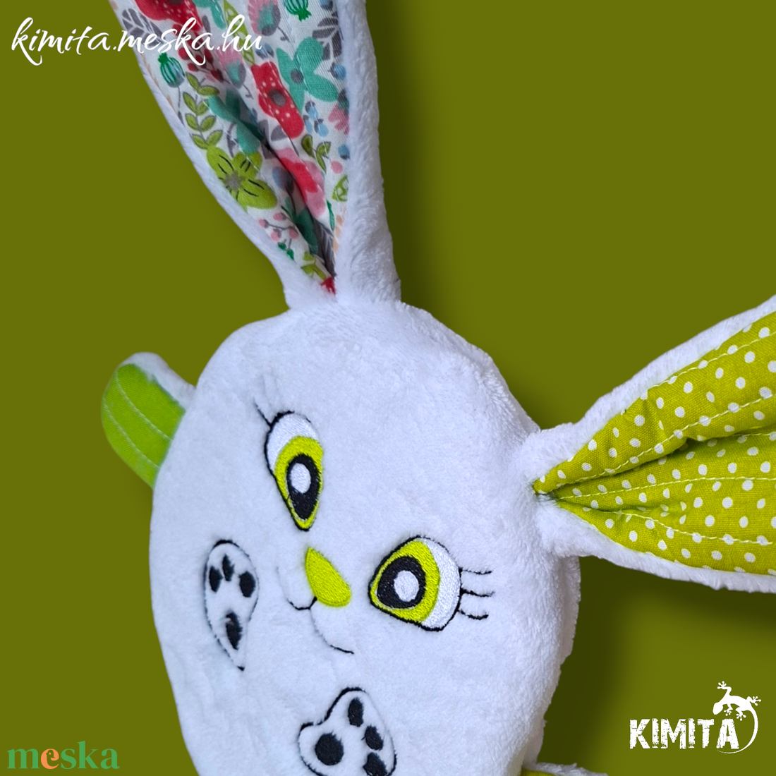 Húsvéti nyuszi zsebbel - ünnepi díszek, dekorációk - húsvéti díszek és dekorációk - húsvéti pénzátadó - Meska.hu