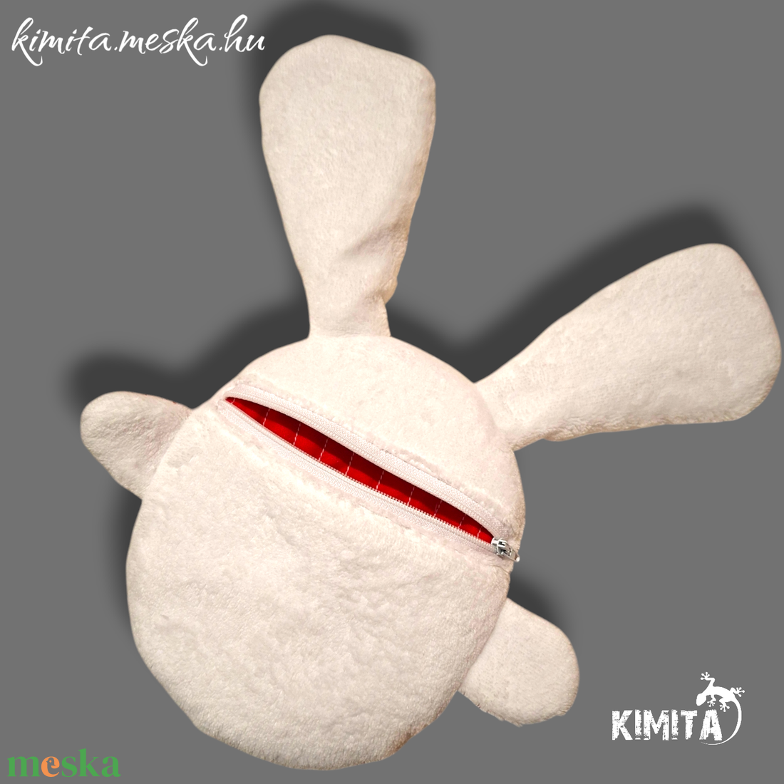 Húsvéti nyuszi zsebbel - ünnepi díszek, dekorációk - húsvéti díszek és dekorációk - húsvéti pénzátadó - Meska.hu