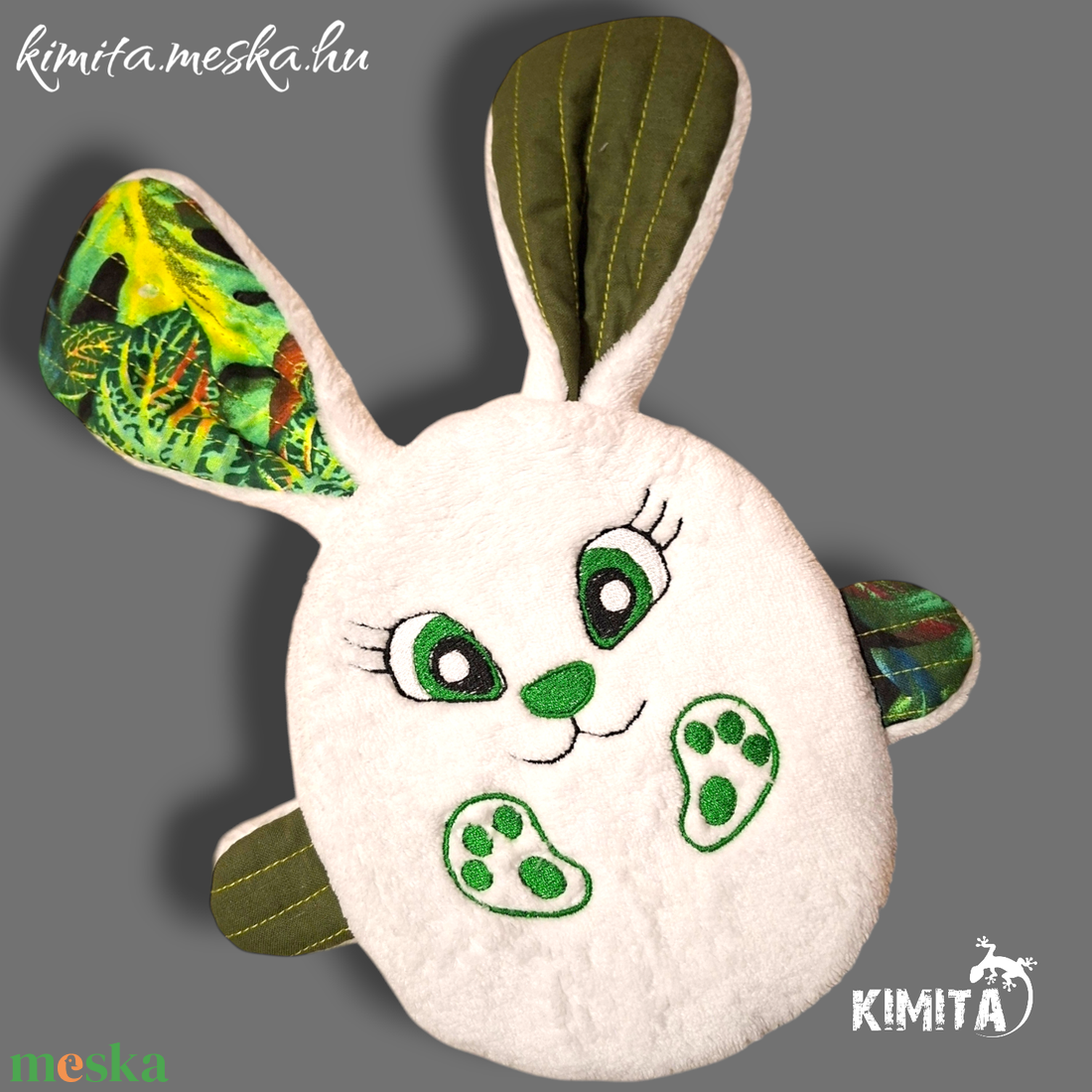 Húsvéti nyuszi zsebbel - ünnepi díszek, dekorációk - húsvéti díszek és dekorációk - húsvéti pénzátadó - Meska.hu