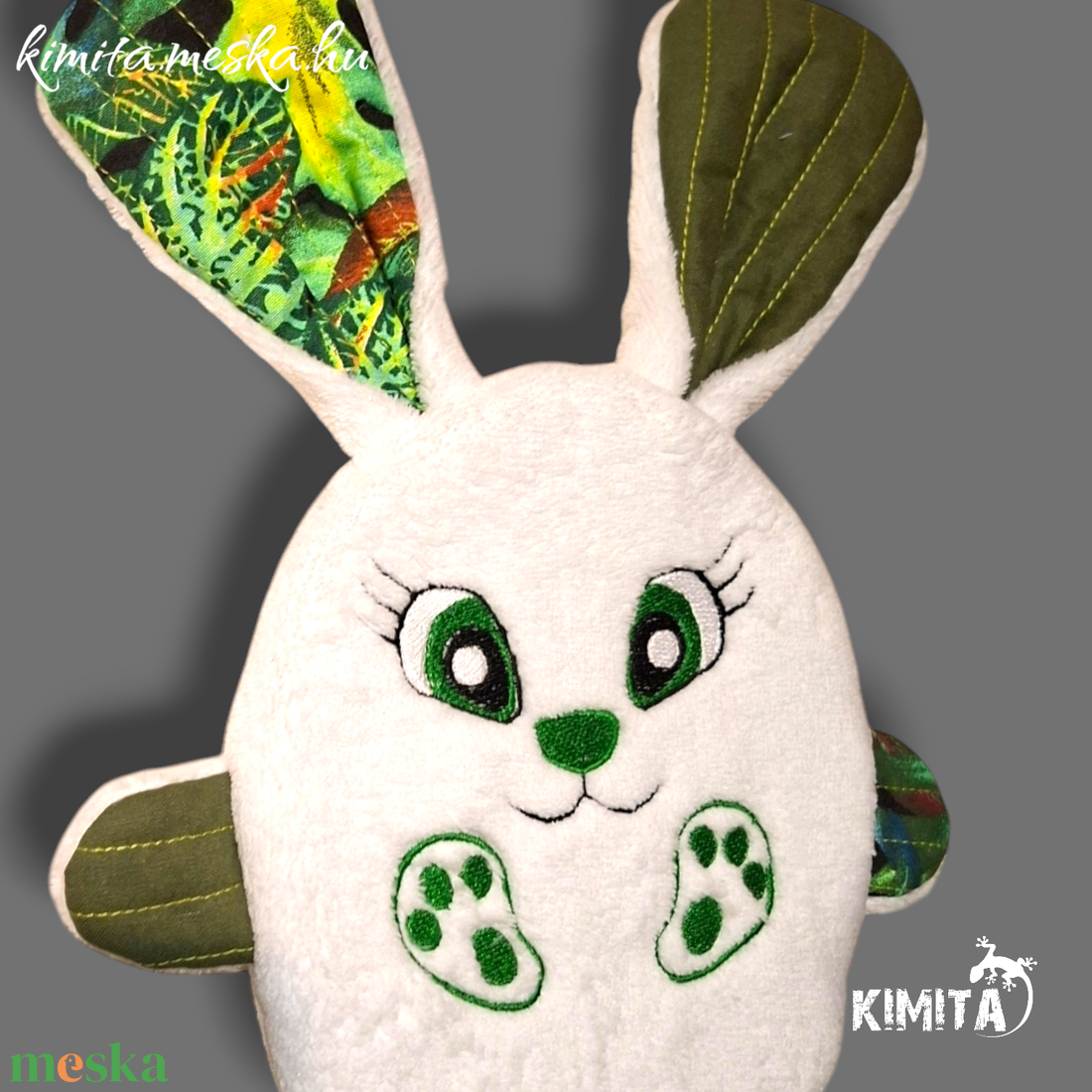 Húsvéti nyuszi zsebbel - ünnepi díszek, dekorációk - húsvéti díszek és dekorációk - húsvéti pénzátadó - Meska.hu