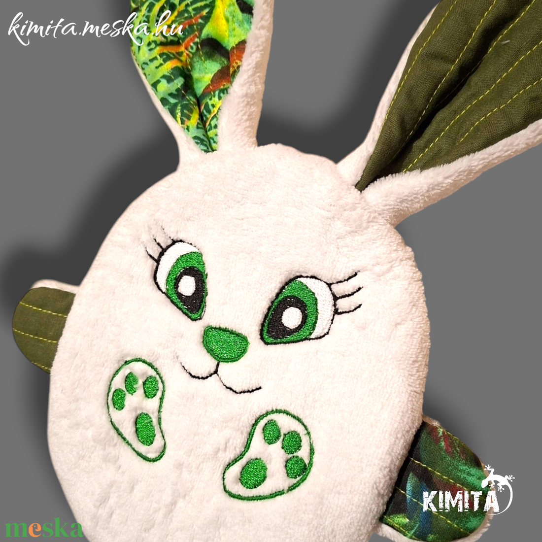 Húsvéti nyuszi zsebbel - ünnepi díszek, dekorációk - húsvéti díszek és dekorációk - húsvéti pénzátadó - Meska.hu