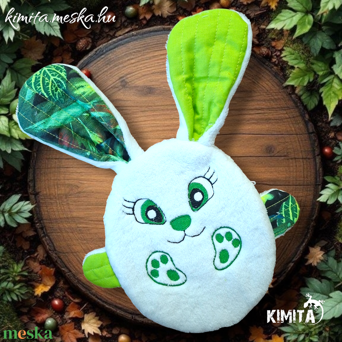 Húsvéti nyuszi zsebbel - játék & sport - plüssállat & játékfigura - nyuszi - Meska.hu