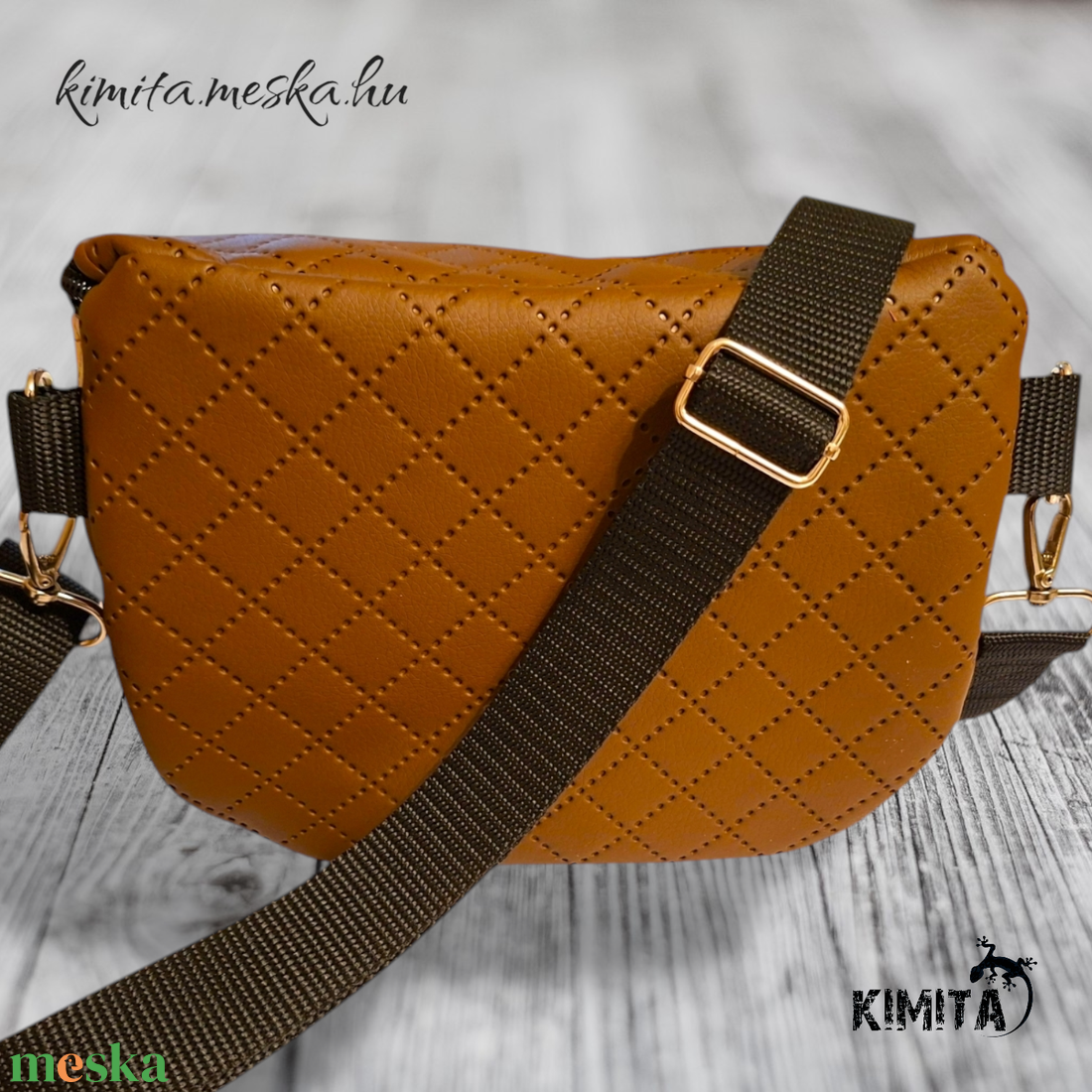Rókás crossbody táska - táska & tok - kézitáska & válltáska - vállon átvethető táska - Meska.hu
