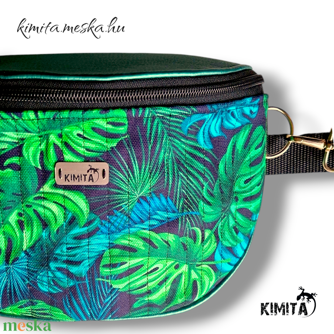 Levél mintás crossbody táska - táska & tok - kézitáska & válltáska - vállon átvethető táska - Meska.hu